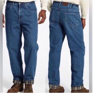 L.L. Bean flannel lined Men's Jeans